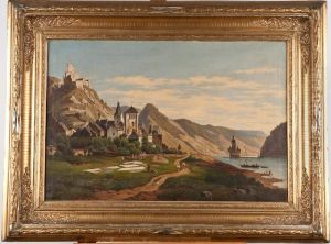 Mountainous Landscape by Emil Lohr