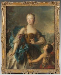 Portrait De Jeune Femme En Venus by Marianne Loir