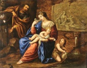 Sainte Famille Et Saint Jean-baptiste by Nicolas Loir