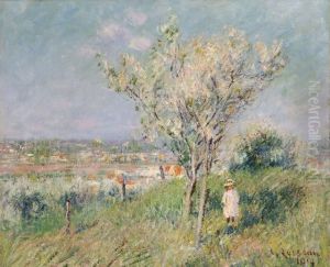 Arbres En Fleurs A Eragny by Gustave Loiseau