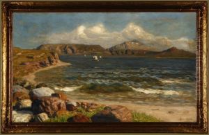 Sailboats In A Norwegian by Marie Lokke