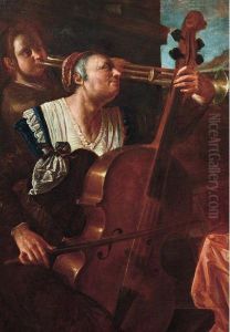 Allegoria Della Musica by Giovanni Domenico Lombardi
