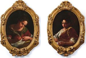 Fanciulla Scrivente by Giovanni Domenico Lombardi