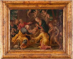 Adorazione Dei Pastori by Aurelio Lomi