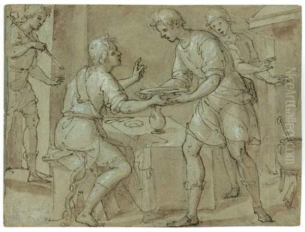 Recto : Scene Biblique - view 1
