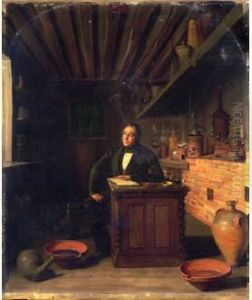 Monsieur Ferrand Dans Son Laboratoire