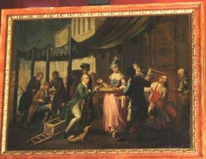 Street Scenewith Connaisseurs by Pietro Longhi