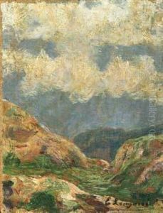 Paesaggio Di Montagna by Emilio Longoni