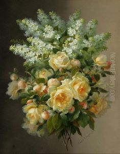 Lilacs And Roses by Paul De Longpre