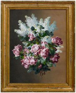 Bouquet Of Rosesand Lilacs