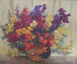 A Bowl Of Summer Flowers by Will Longstaff