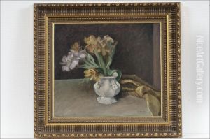 Kukkia Maljakossa - Blommor I Vas by William Lonnberg