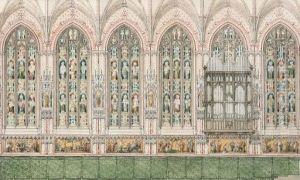 Study Of A Stained Glass Window by G.H. Lonsdale