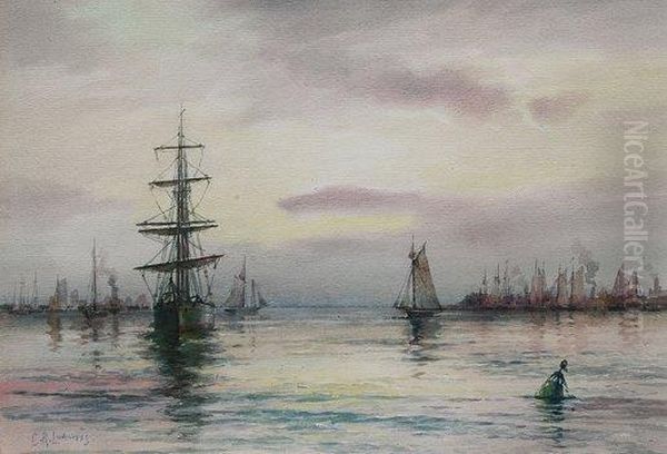 Boston Harbor Scene - view 1