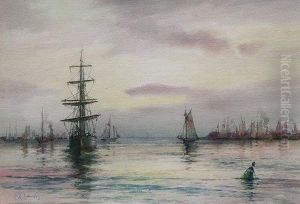 Boston Harbor Scene