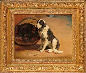 Chien Saint-bernard by Chester Loomis