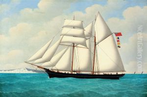 The Topsail Schooner by John Frederick Loos