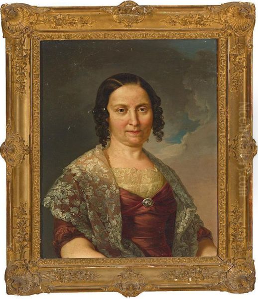Retratos Del Sr. D. Agustin De Quintoy Guiu Y De Su Esposa, La Sra. D Manuela Cortes - view 1