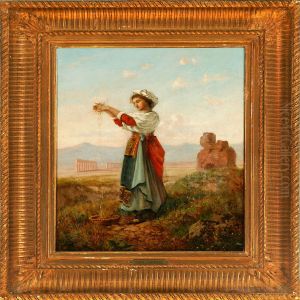 Woman On Theroman Campagne
