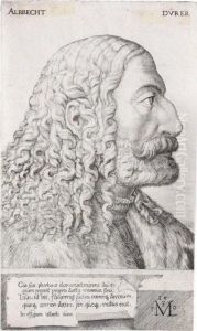 Albrecht Durer Im Alter Von 56 Jahren by Melchior Lorick Lorch