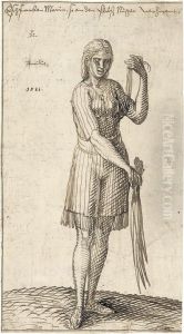 A Nigerian Woman Holding Reeds