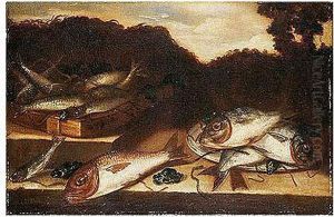 Bodegon De Peces by Felix Lorente