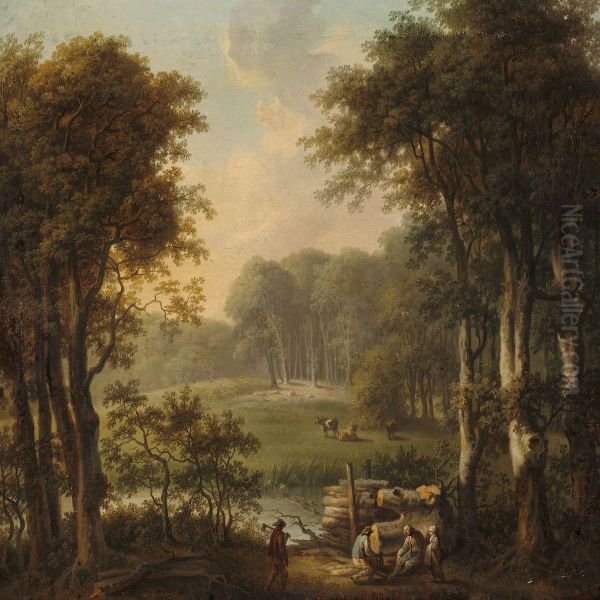 Woodcutters In The Woods - view 1