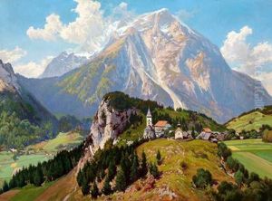 Sommerstimmung Bei Purgg by Carl Lorenz