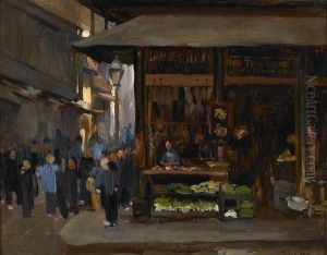 China Town, San Francisco by Richard Lorenz Mellenbach