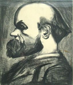 Portrait Of Paul Verlaine by Richard Lorenz