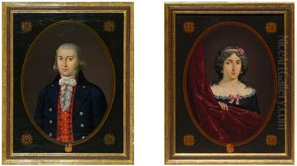 Retratos De Don Francisco De Bofarull Y Dona Antonia De Salas. - view 1