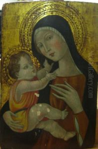 Madonna Con Bambino by Pietro Lorenzetti