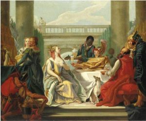 Il Banchetto Di Antonio E Cleopatra by Francesco Lorenzi