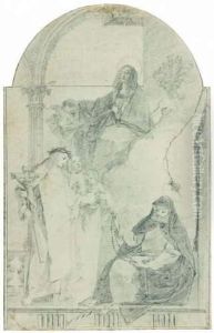 Vierge A L'enfant Avec Sainte Catherine De Sienne Vierge A L'enfant Avec Sainte Catherine De Sienne