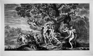Venus And Adonis, After Peter Paul Rubens by Gian Antonio Lorenzini