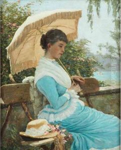 On The Terrace by Francis William Loring