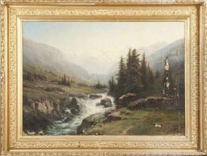 Paysage Demontagne by Leberecht Lortet