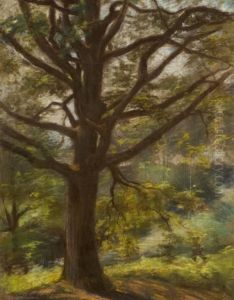 Paisaje Con Arboles by Manuel Losada
