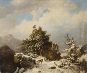 Winterlandschaft Mitruine Und Wolfen