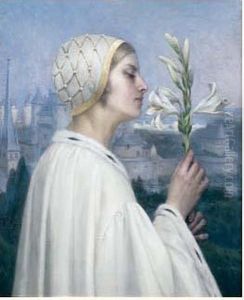 Jeune Femme A La Fleur Jeune Femme A La Fleur