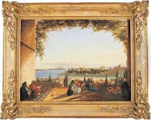 vue De Constantinople by Pierre Victor Lottin De Laval