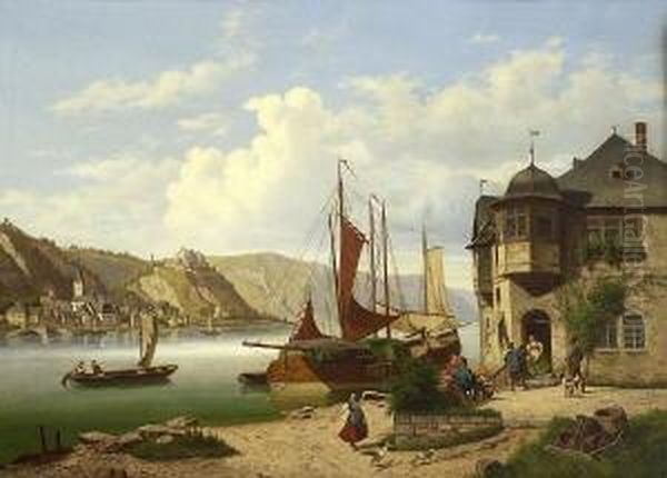 Rheinlandschaft. - view 1