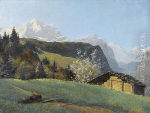 Fruhlingspartie Mit Jungfrau Von Wengen Aus by Paul Louchet