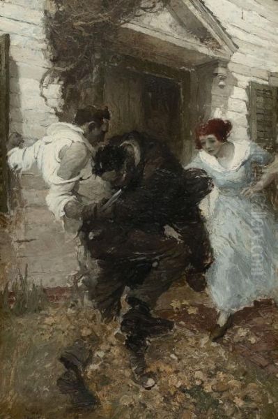 The Scuffle - view 1