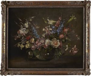 Still Life Of Flowers by Terence Loudon