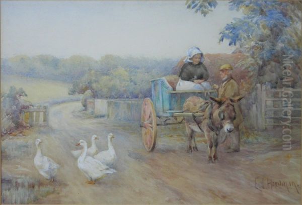 Bargaining Geese, Michaelmas - view 1
