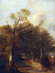 A Woodland Glade by Thomas Lound