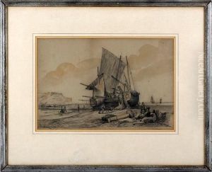Hastings, Beached Fishing Vessels by Thomas Lound
