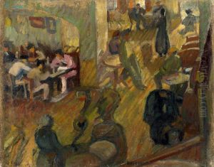 Le Cafe by Maurice Albert Loutreuil