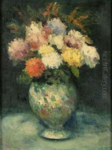 Bouquet De Fleurs by Maurice Louvrier